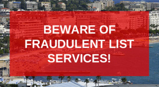 Beware of fraudulent list services!